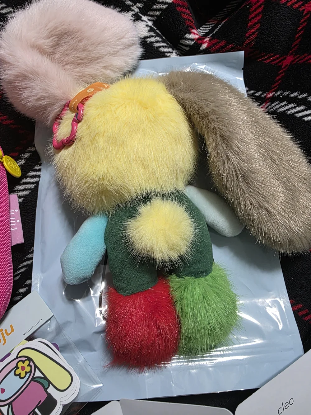 Juju Mismatched Kenny Plush Pendant